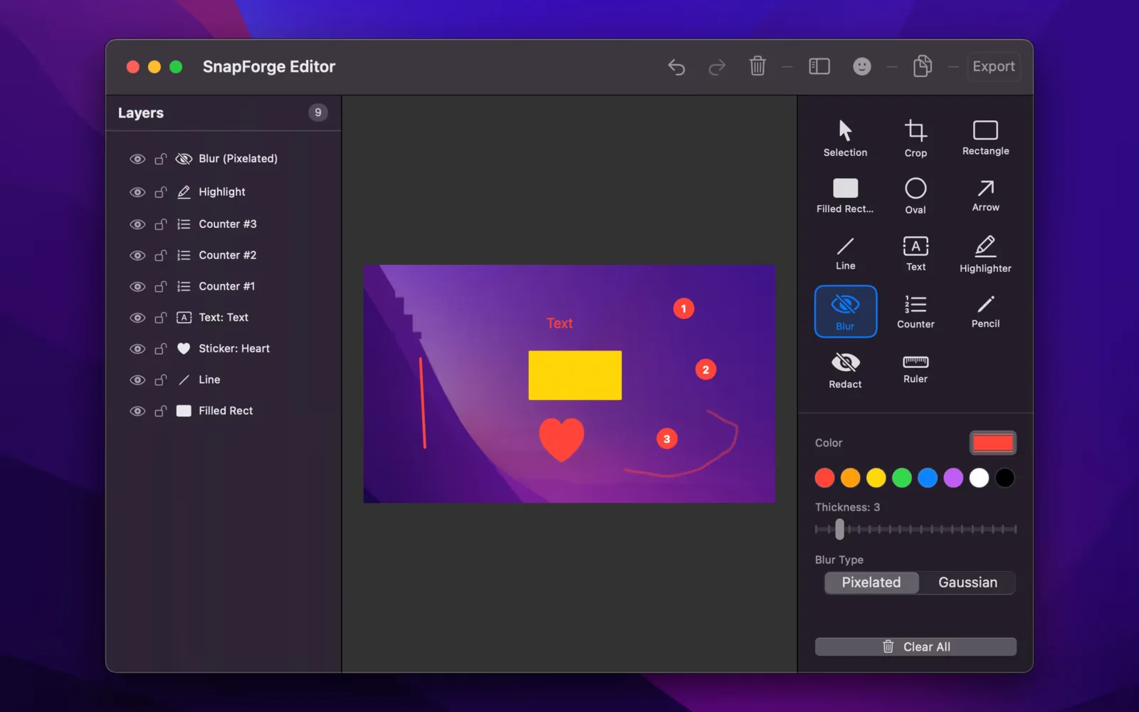 SnapForge preview